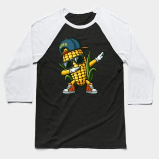 Funny Dabbing Corn Baseball T-Shirt